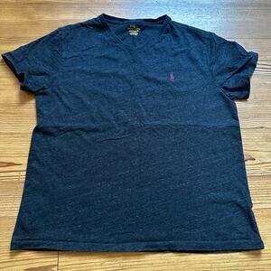 Ralph Lauren dark gray short sleeve shirt SIZE L